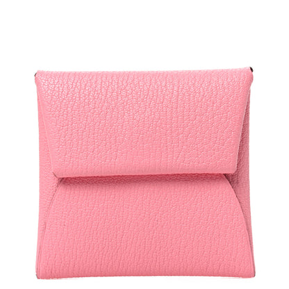 Hermes Chevre Mysore Verso Bastia Coin Purse Rose Confetti Brique 1 of 7