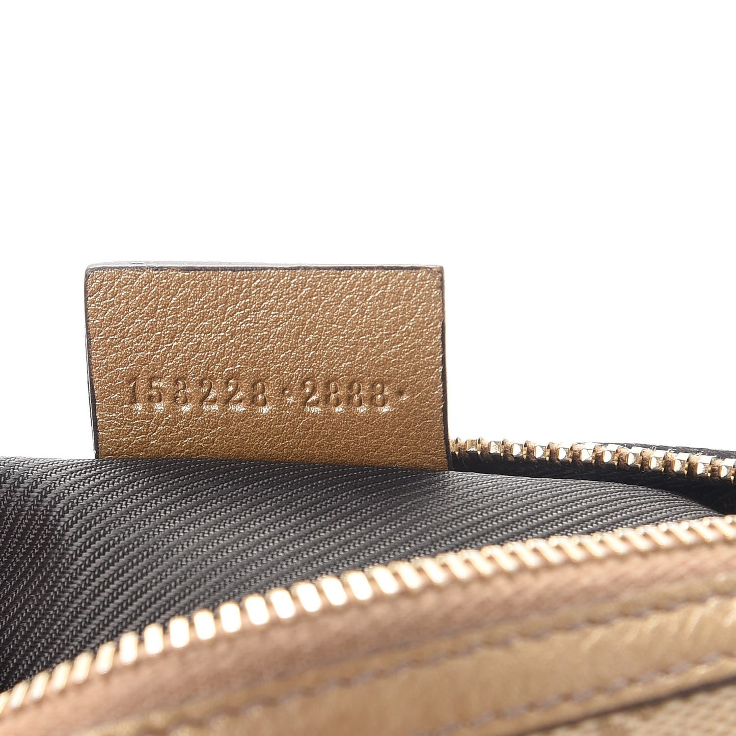 Monogram Small Cosmetic Case Metallic Bronze
