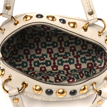 Gucci Guccissima Medium Babouska Dome Satchel Ivory 5 of 12