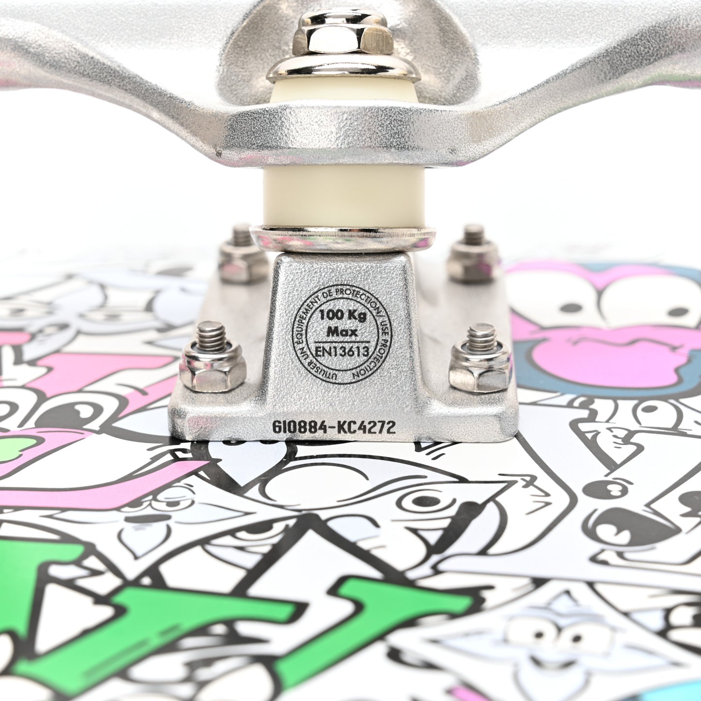 Monogram Comics Wood Skateboard Multicolor