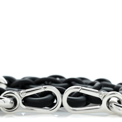 Loewe Brass Donut Chain Shoulder Strap Black Silver 3 of 5