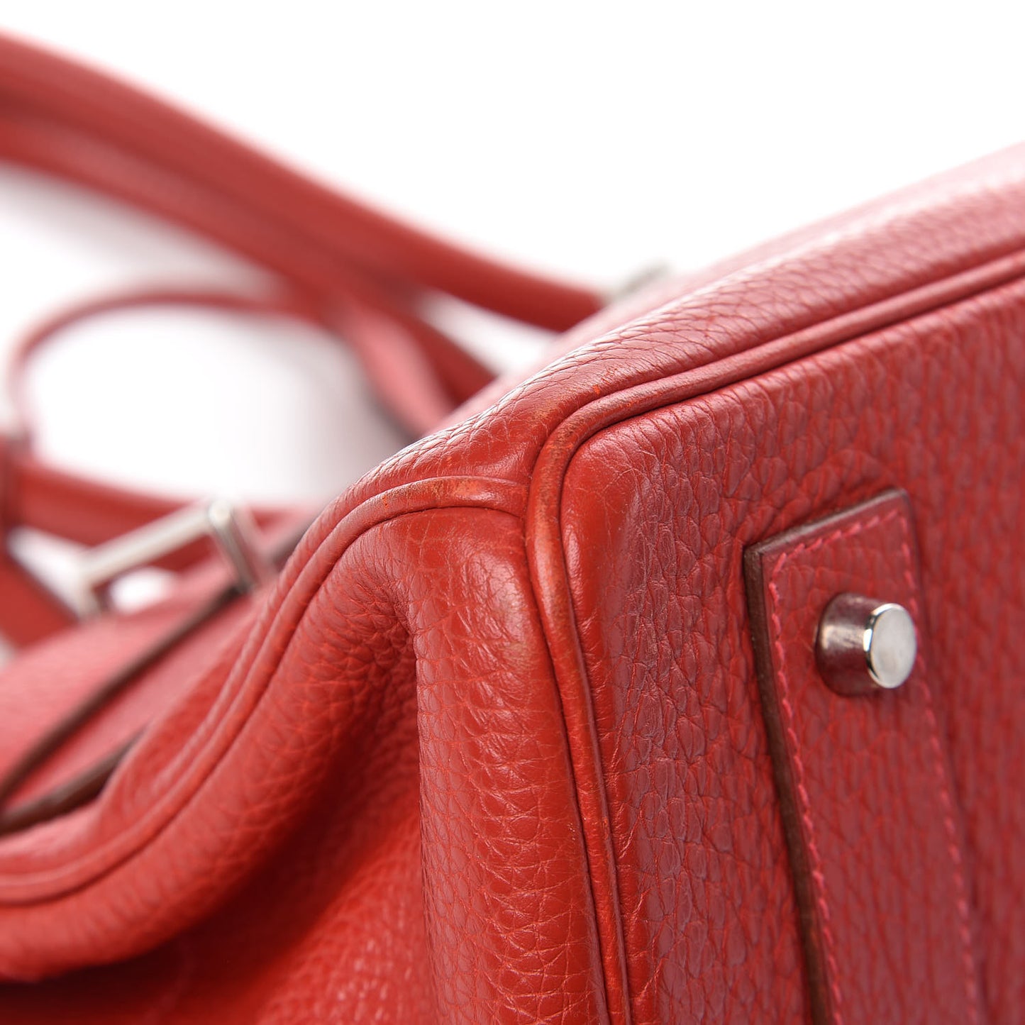 Taurillon Clemence JPG Shoulder Birkin II 42 Rouge Vif