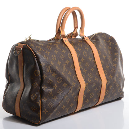 Louis Vuitton Monogram Keepall Bandouliere 45 3 of 8