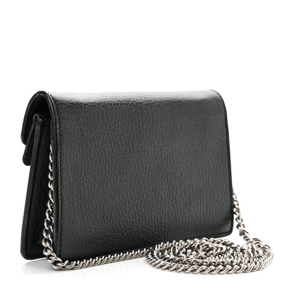 Gucci Calfskin Super Mini Dionysus Shoulder Bag Black 3 of 10