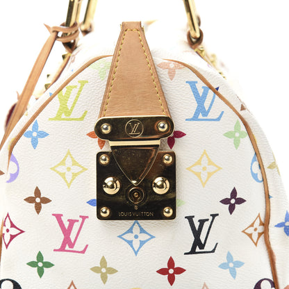 Louis Vuitton Monogram Multicolor Speedy 30 White 9 of 15