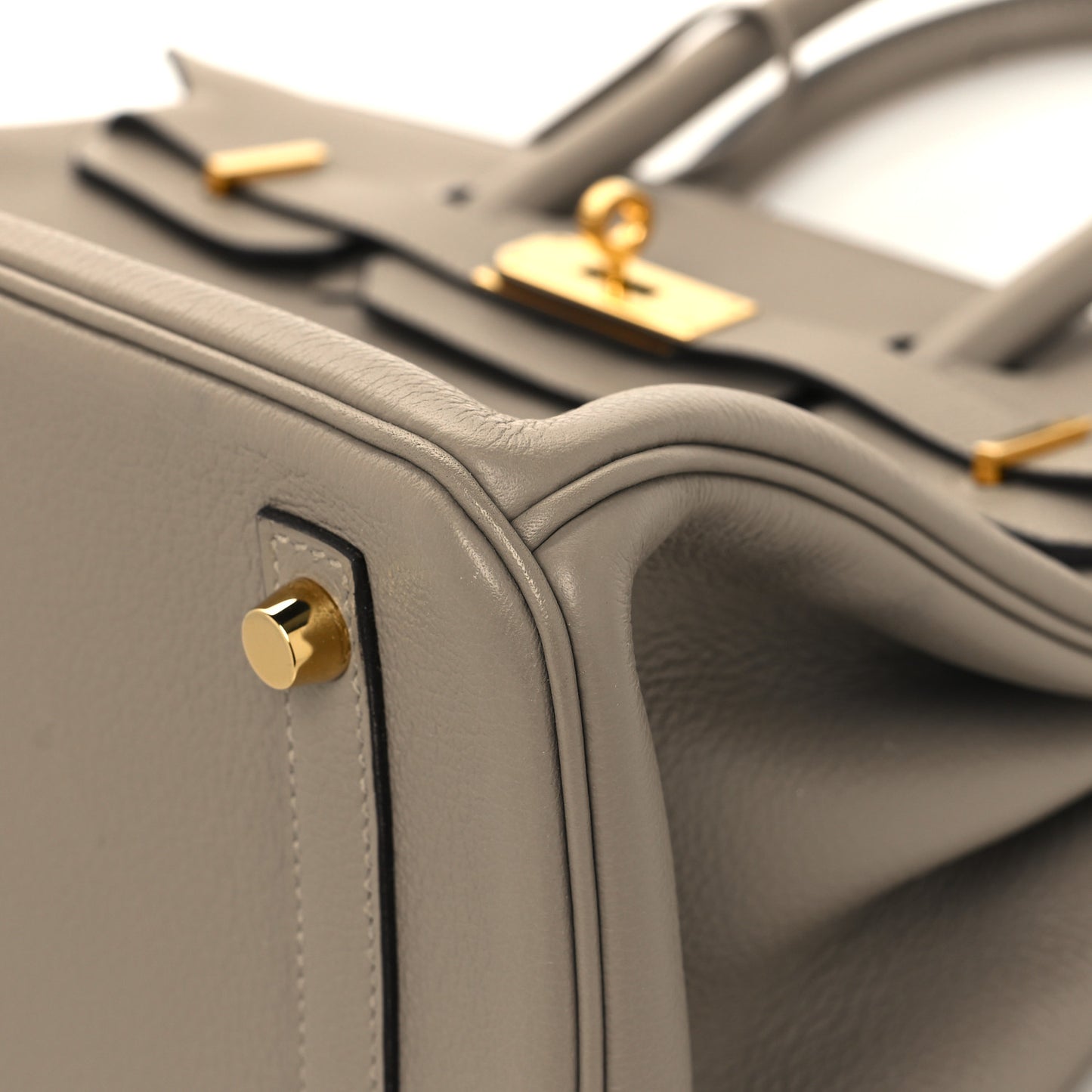 Taurillon Novillo Birkin 30 Gris Asphalte