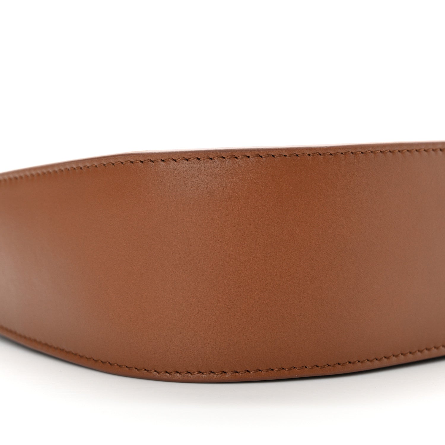 The Row Smooth Calfskin Half Moon Shoulder Bag Chestnut 8 of 11