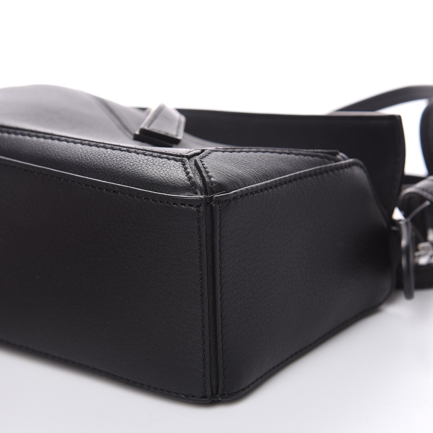 Calfskin Mini Puzzle Bag Black