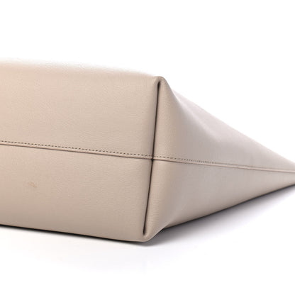 Saint Laurent Calfskin Large Shopping Tote Natural 9 of 10
