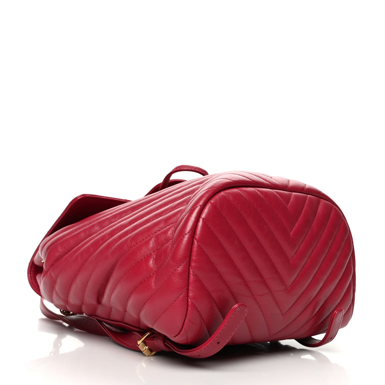 Chanel Calfskin Chevron Quilted Small Urban Spirit Backpack Dark Pink 4 of 10