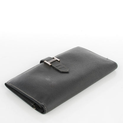 Hermes Epsom Bearn Gusset Wallet Graphite 8 of 13