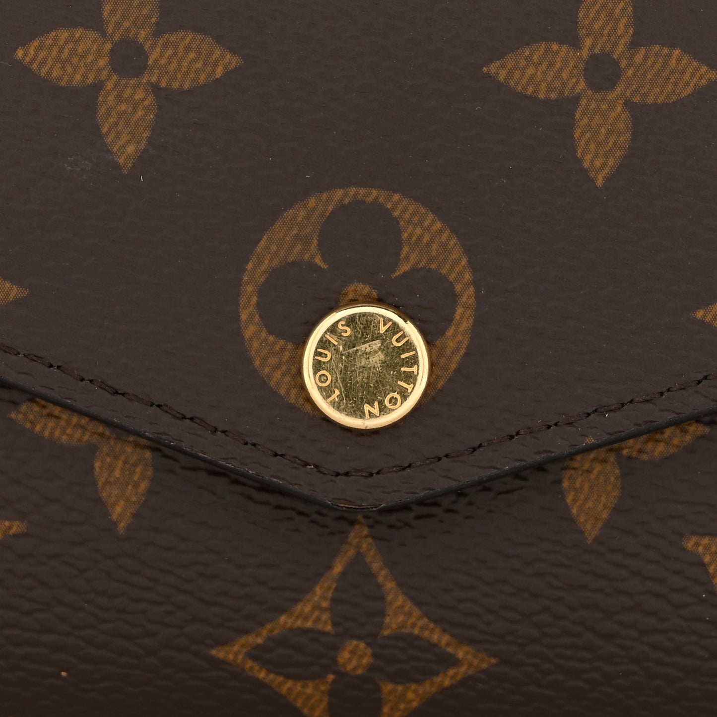 Monogram Sarah Wallet NM Coquelicot