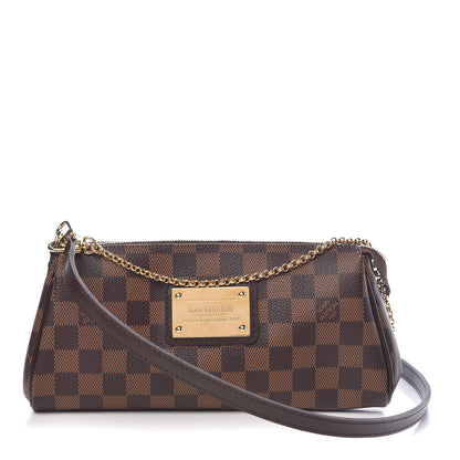 Louis Vuitton Damier Ebene Eva Clutch 1 of 10