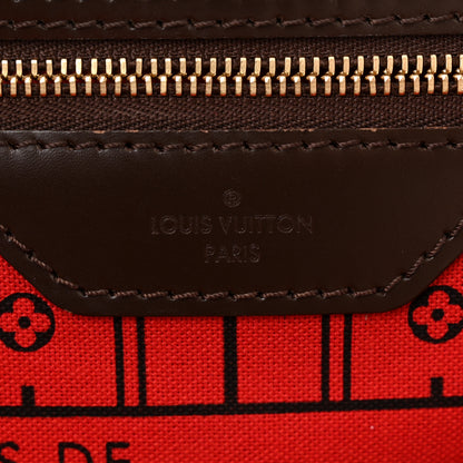 Louis Vuitton Damier Ebene Neverfull MM 6 of 9