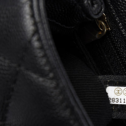 Chanel Caviar Lizard Embossed Quilted Mini Coco Handle Flap Black 8 of 9