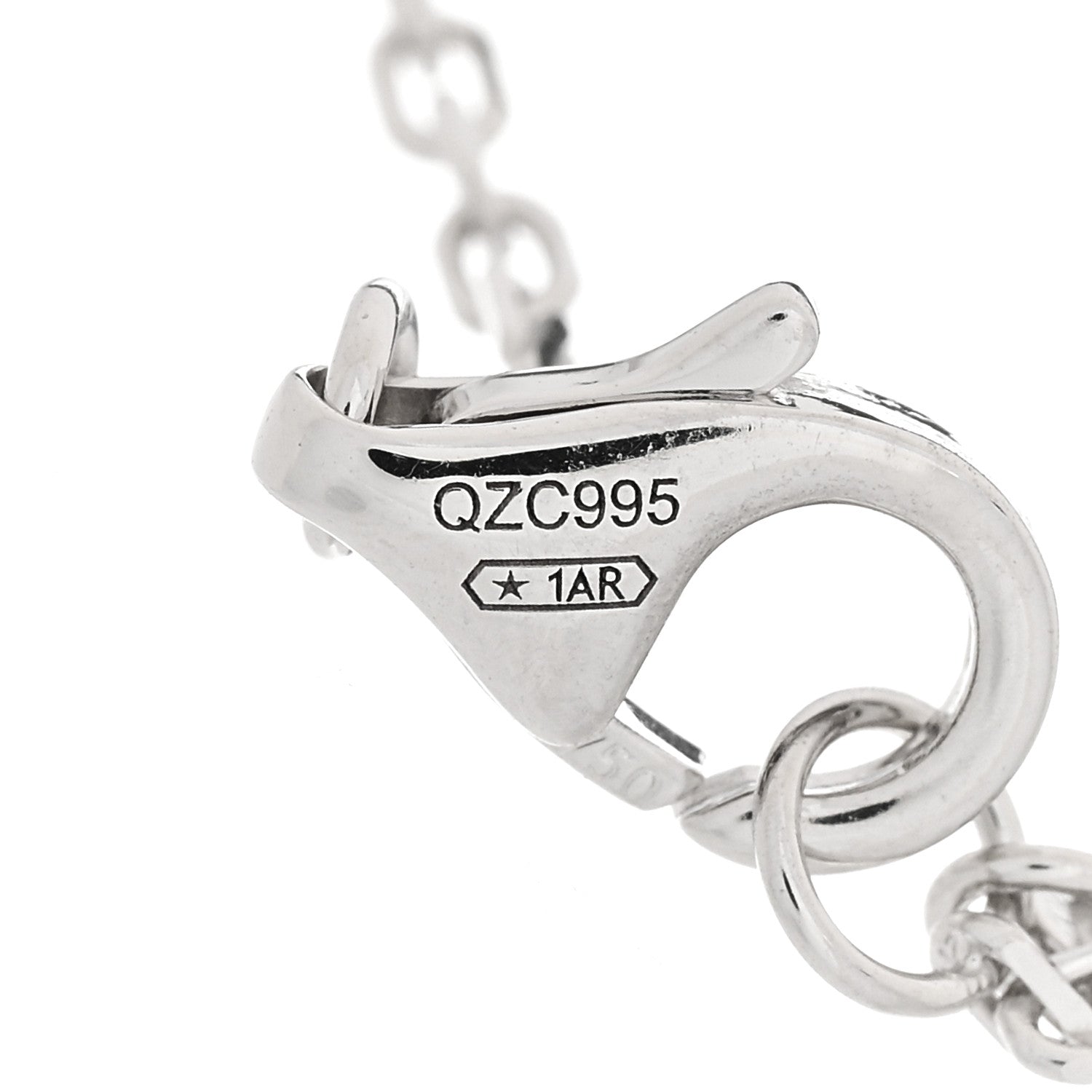 Cartier 18K White Gold Diamond SM D'Amour Bracelet 4 of 4