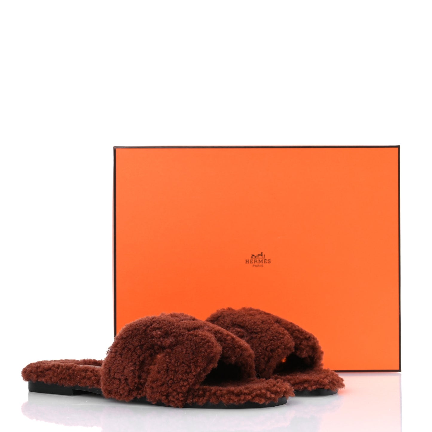 Woolskin Oran Sandals 37 Cognac