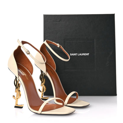 Saint Laurent Calfskin 110 Opyum Sandals 41 Real Beige 9 of 9