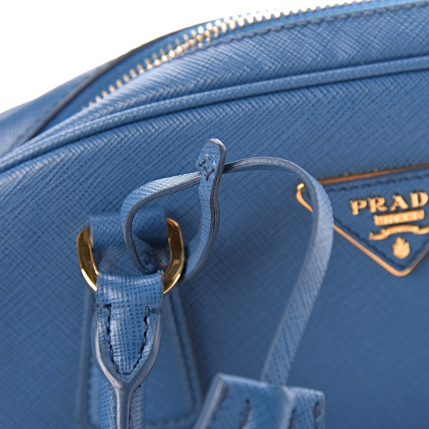 Saffiano Lux Bowling Bag Cobalto