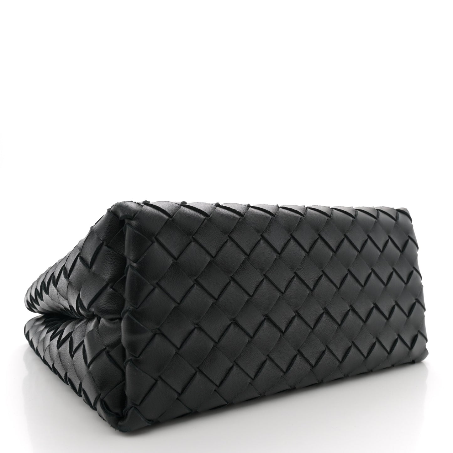 Nappa Intrecciato Small Andiamo Shoulder Bag Black