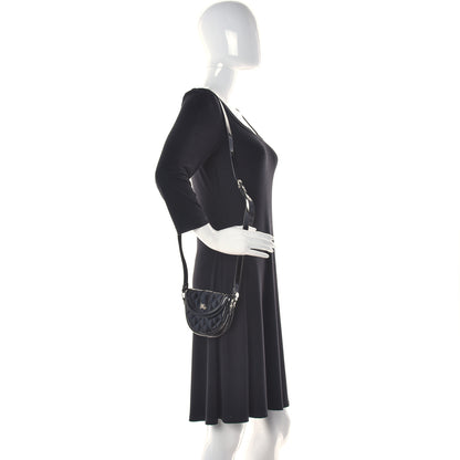 Burberry Patent Calfskin Quilted Mini Crossbody Bag Black 2 of 16