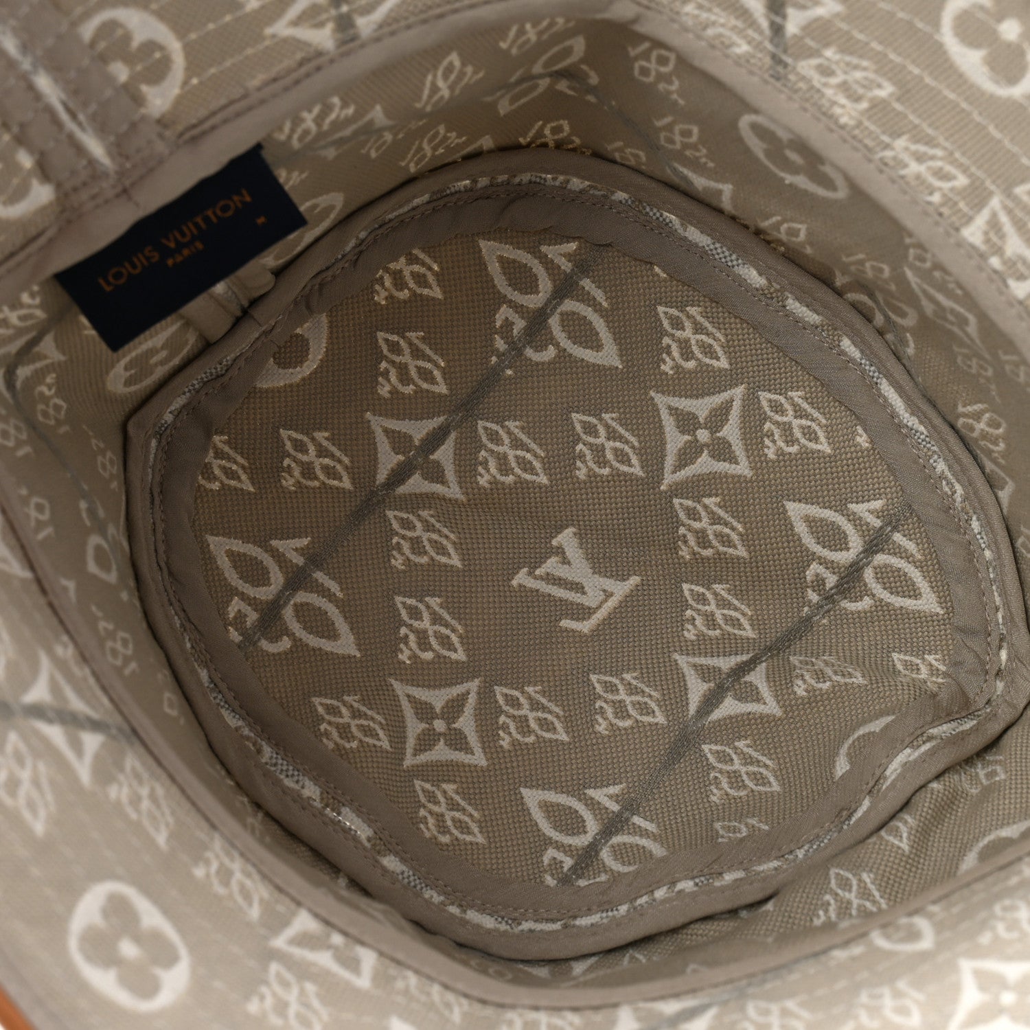 Louis Vuitton Jacquard Since 1854 Bucket Hat M Beige 7 of 10