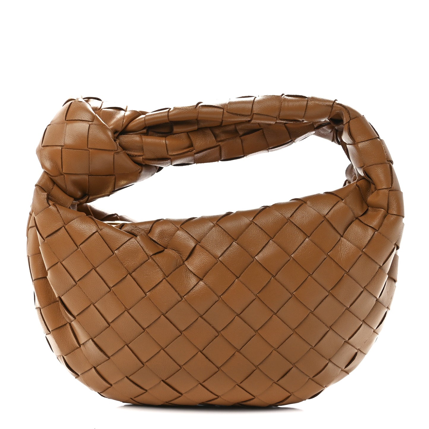 Nappa Intrecciato Mini Jodie Caramel