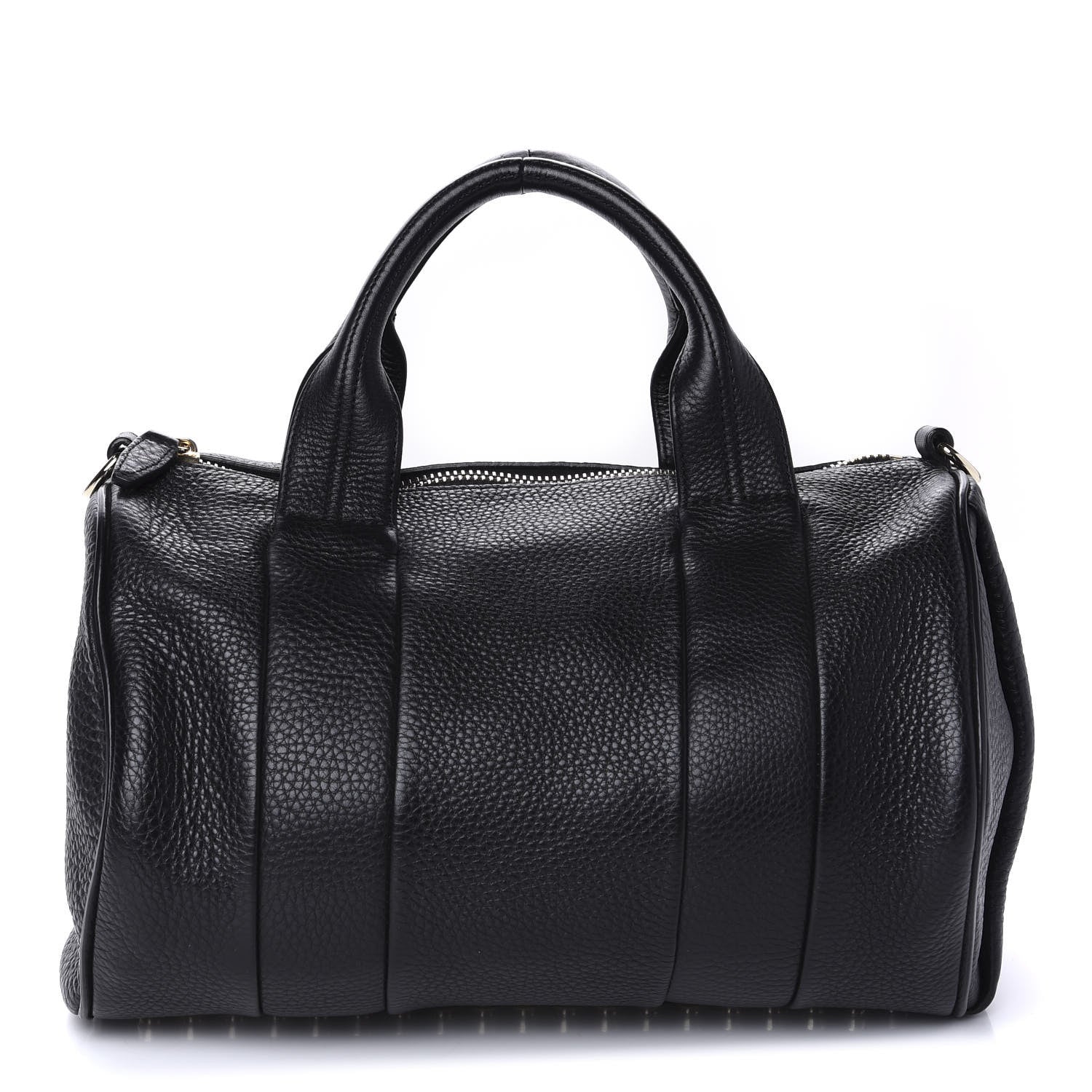 Alexander Wang Pebbled Lambskin Rocco Black Pale Gold Hardware 1 of 9