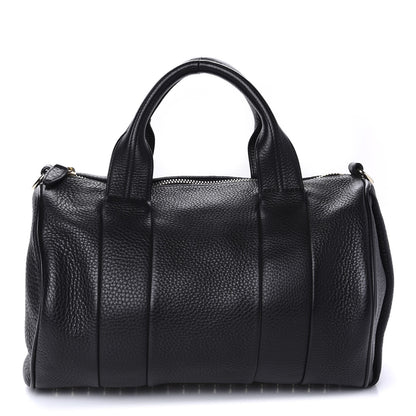 Alexander Wang Pebbled Lambskin Rocco Black Pale Gold Hardware 1 of 9