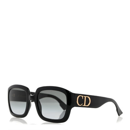Christian Dior Acetate DDior Square Sunglasses Black 1 of 7
