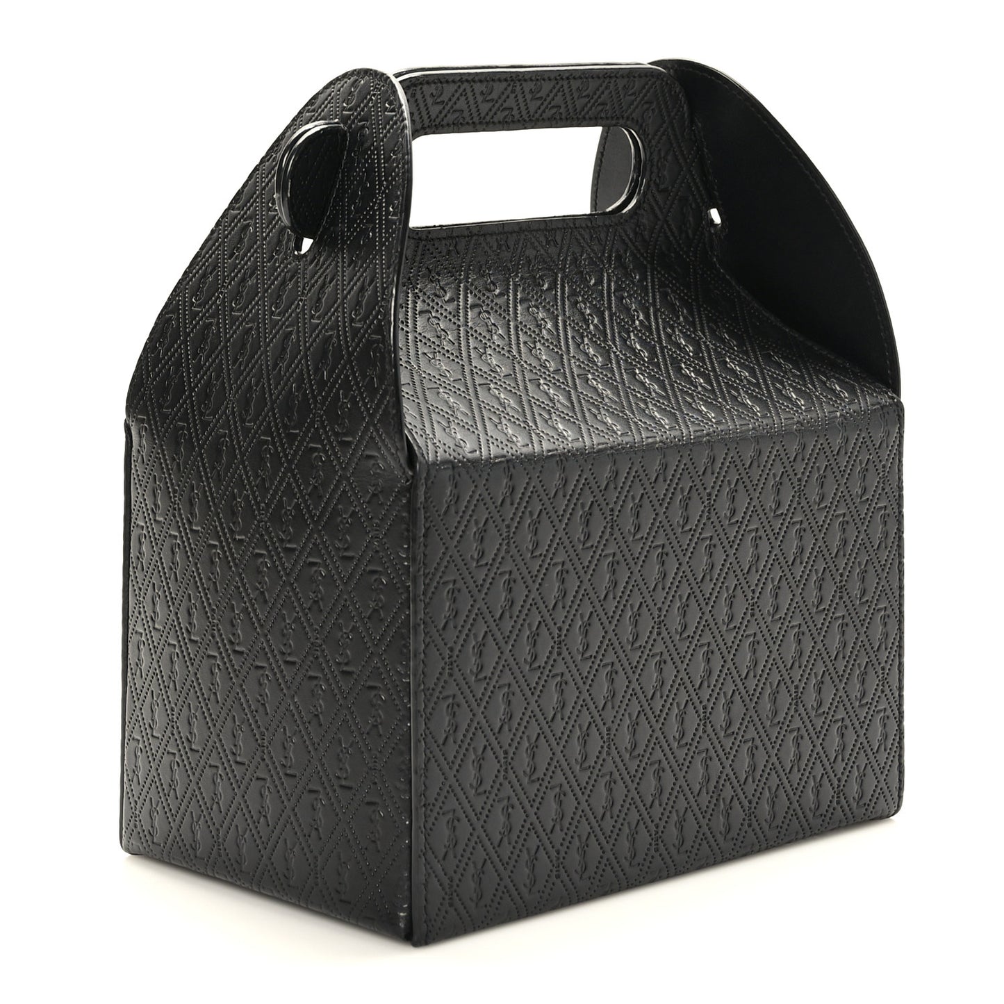 Calfskin Monogram Take Away Box Black