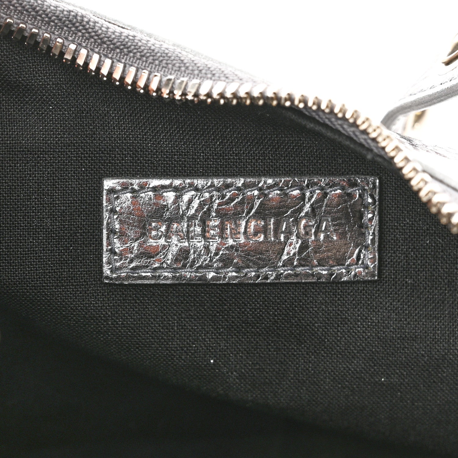 Balenciaga Metallic Agneau Arena Le Cagole Shoulder Bag XS Silver 6 of 10
