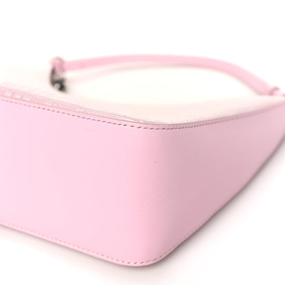 Givenchy Coated Canvas Logo 4G Embossed Small Moon Cut Out Shoulder Bag Blossom Pink 10 of 10