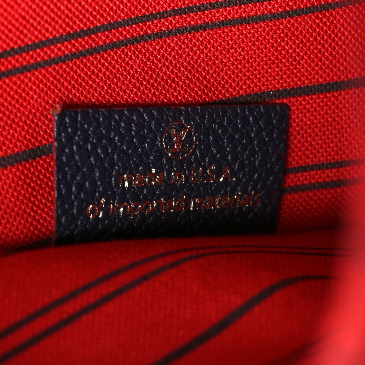 Louis Vuitton Empreinte Pochette Metis Marine Rouge 8 of 11