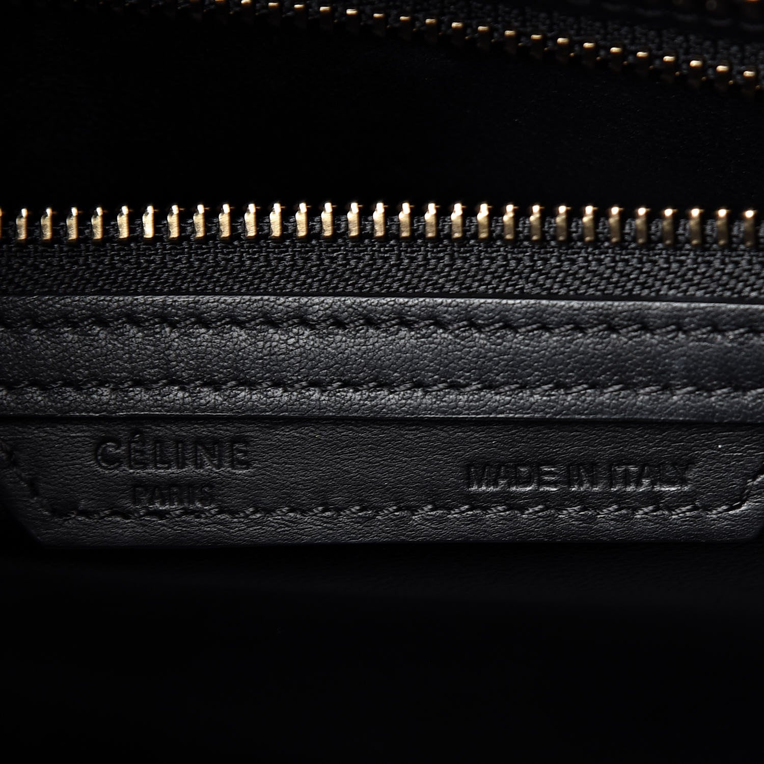 Celine Smooth Calfskin Micro Luggage Black 7 of 16
