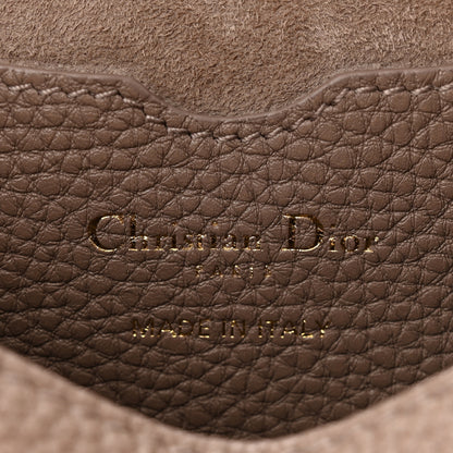 Christian Dior Grained Calfskin Medium Bobby Flap Warm Taupe 6 of 10