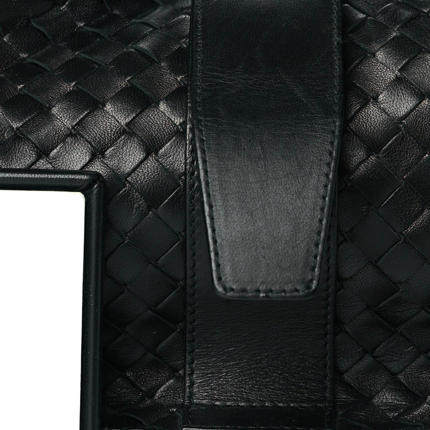 Bottega Veneta Nappa Intrecciato Shoulder Bag Black 7 of 9