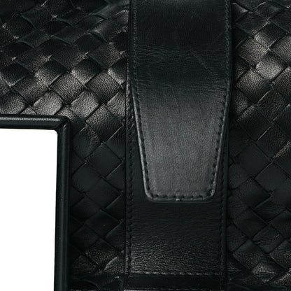 Bottega Veneta Nappa Intrecciato Shoulder Bag Black 7 of 9