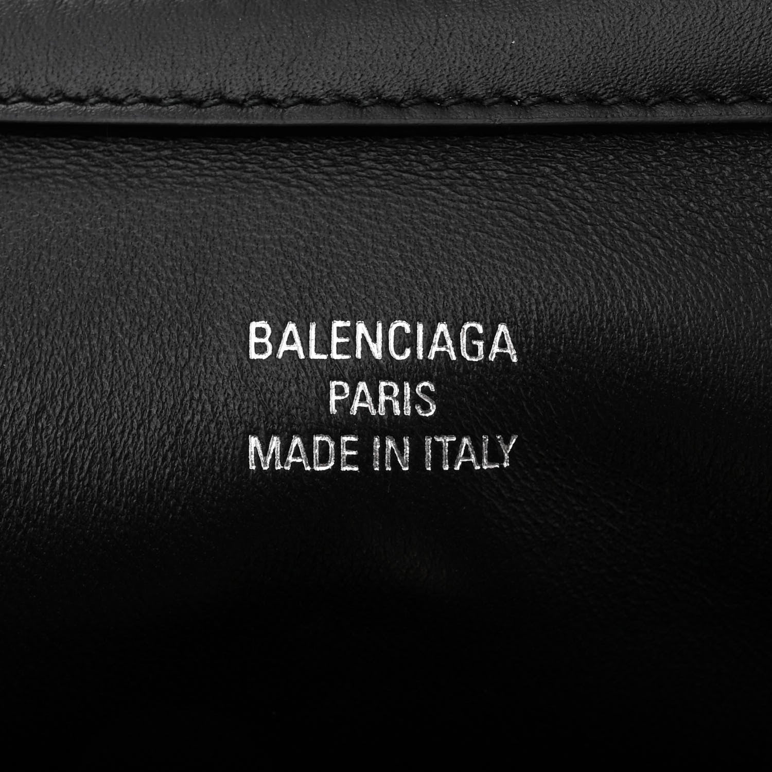 Balenciaga Natural Smooth Calfskin Mini Rodeo Top Handle Handbag Black 6 of 10