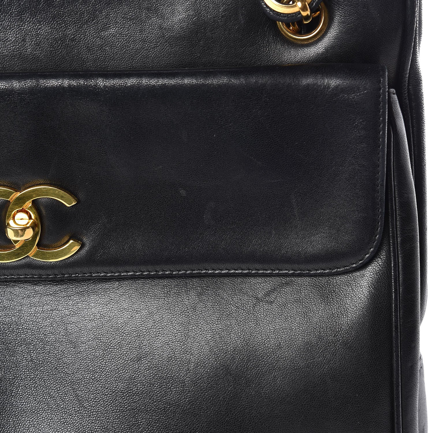 Chanel Lambskin CC Shoulder Bag Black 18 of 21