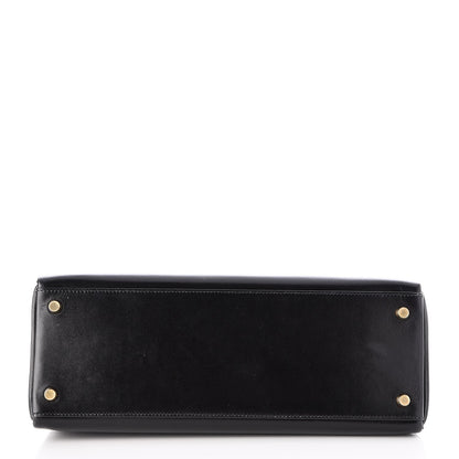 Hermes Box Kelly Retourne 32 Black 7 of 35