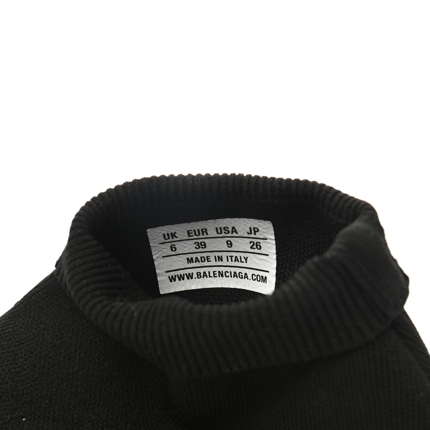 Balenciaga Neoprene Knit Womens Speed Clear Sole Sneakers 39 Black Yellow Fluo 8 of 11