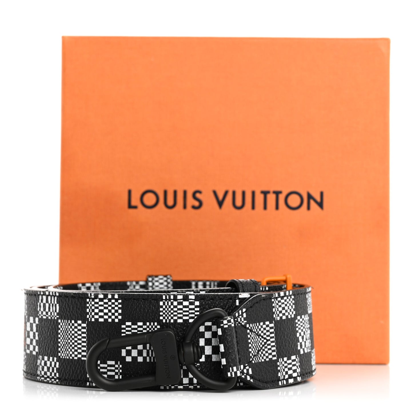 Damier Distorted Keepall Bandouliere Strap Black