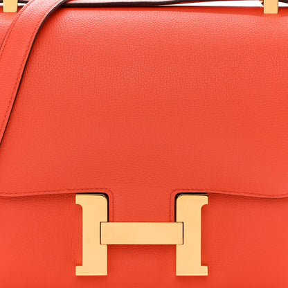 Hermes Evercolor Constance 24 Orange Poppy 8 of 12