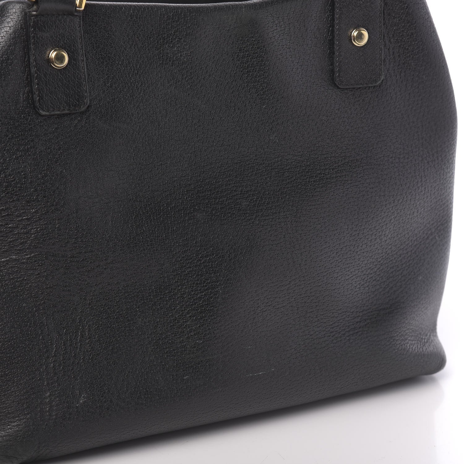 Gucci Calfskin Small D Ring Tote Black 9 of 14