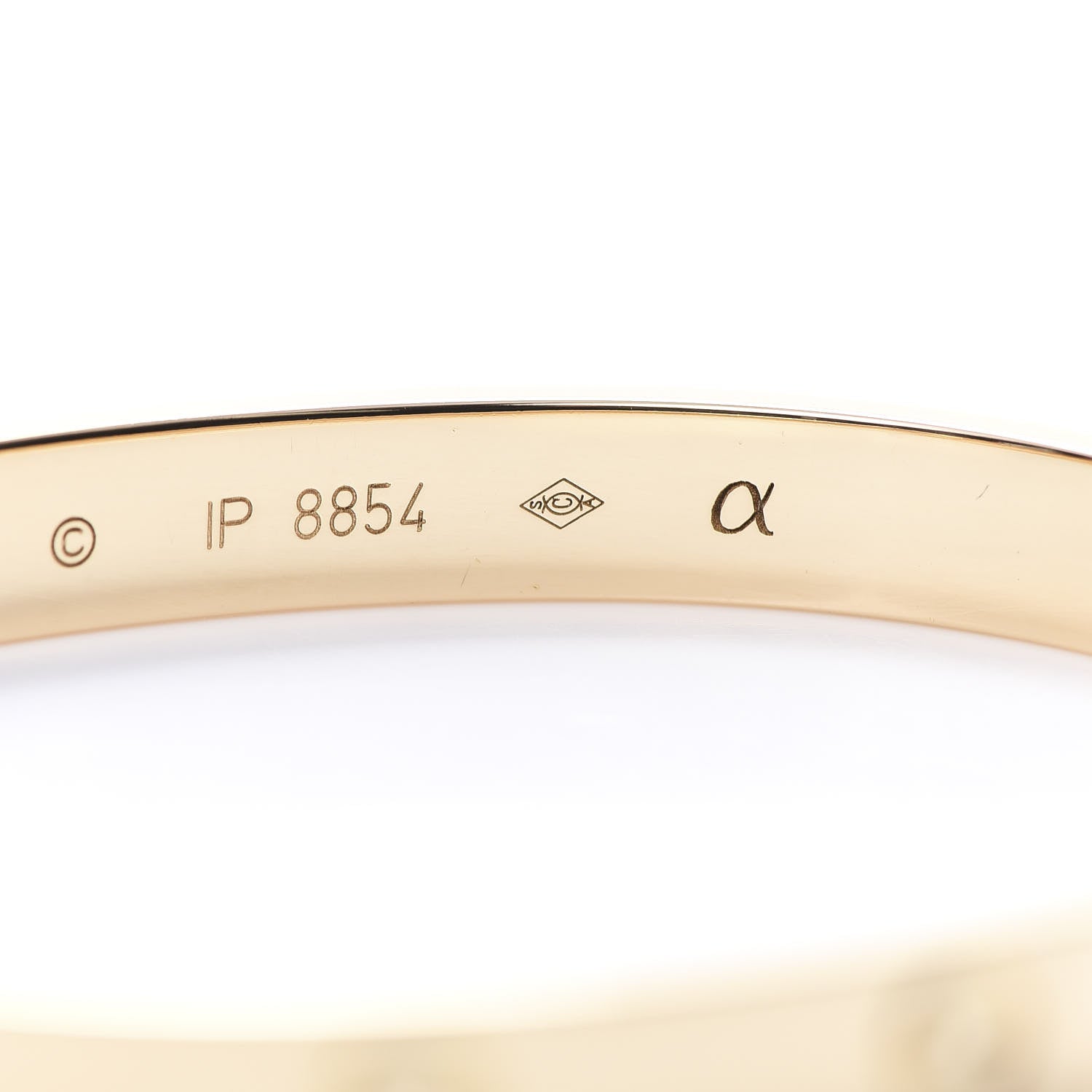 Cartier 18K Yellow Gold LOVE Bracelet 17 5 of 6