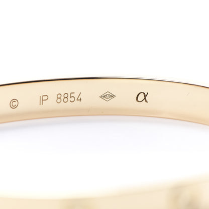 Cartier 18K Yellow Gold LOVE Bracelet 17 5 of 6