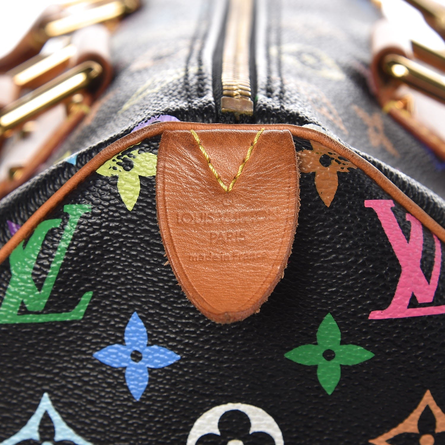 Louis Vuitton Monogram Multicolor Speedy 30 Black 7 of 18