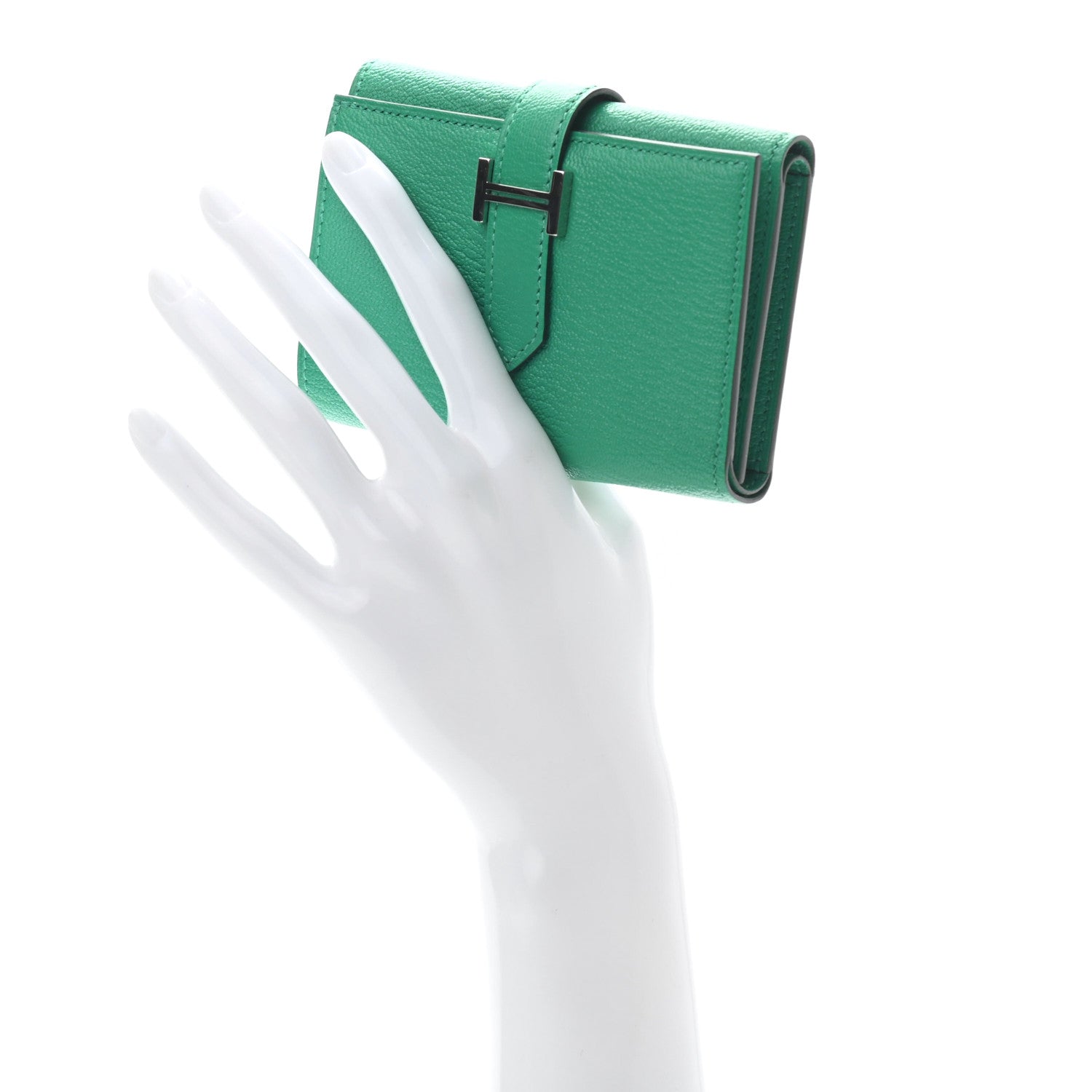 Hermes Chevre Mysore Bearn Wallet Menthe 2 of 7
