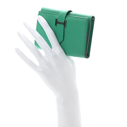 Hermes Chevre Mysore Bearn Wallet Menthe 2 of 7